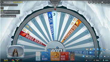 Ice Fishing gameplay ruota dei soldi