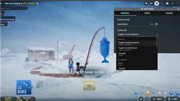 Ice Fishing impostazioni generali screenshot